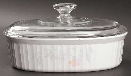 Pink Trio (Corelle) 1.5 Quart Oval Covered Casserole