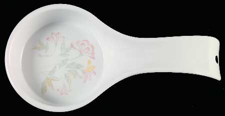 Pink Trio (Corelle) Melamine Spoon Rest (Holds 1 Spoon)