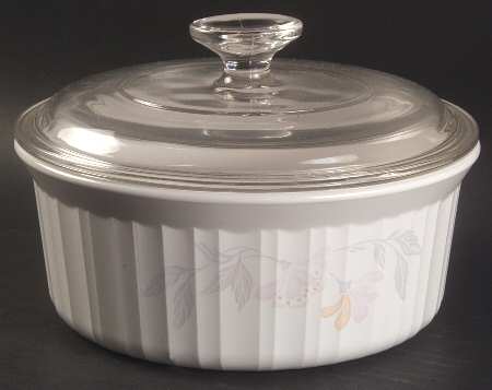 Pink Trio (Corelle) 1.5 Qt Round Covered Casserole