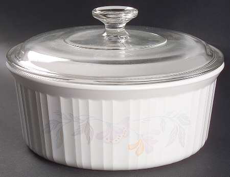 Pink Trio (Corelle) 2.5 Qt Round Covered Casserole