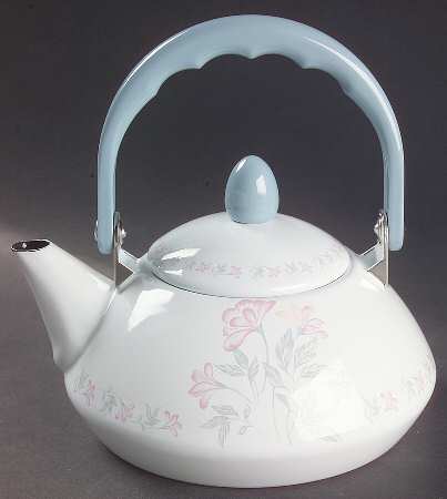 Pink Trio (Corelle) Individual Metal Kettle & Lid