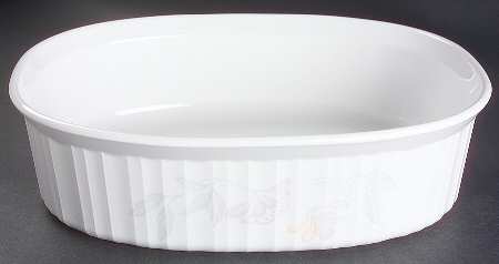 Pink Trio (Corelle) 2.5 Quart Oval Covered Casserole No Lid