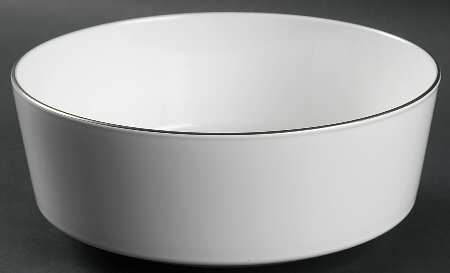 Platinum Edge (Centure, Rim) 7" Round Vegetable Bowl