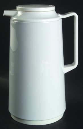 Prego White Plastic Thermos/Carafe & Lid