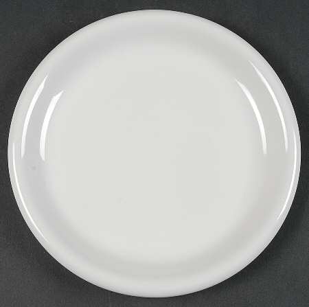 Prego White Salad Plate