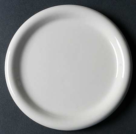 Prego White Bread & Butter Plate