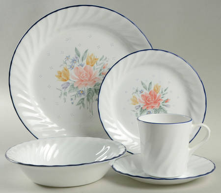Promise (Corelle) 5 Piece Place Setting