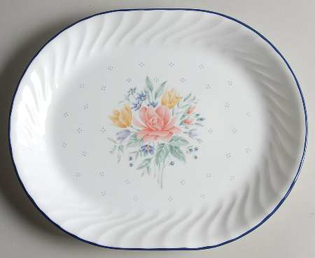 Promise (Corelle) 12" Oval Serving Platter