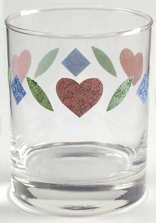 Quilt (Corelle) 10 Oz Glassware Old Fashioned by Corning Corelle