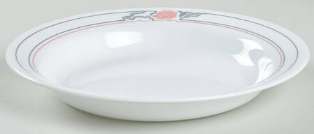 Rose Duo (Corelle) Rim Soup Bowl