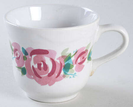 Rose Portrait Flat Cup