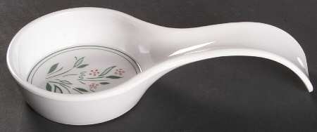 Rosemarie (Corelle) Melamine Spoon Rest (Holds 1 Spoon)