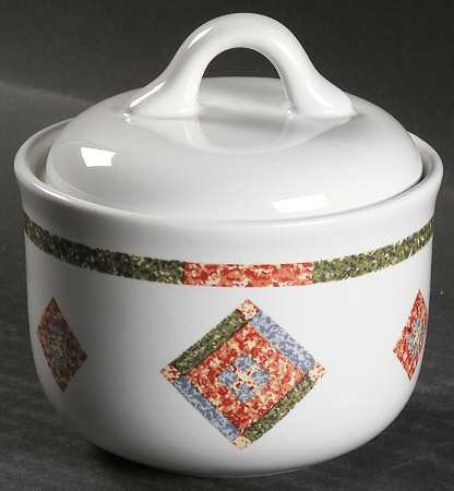 Sand Art (Corelle) Sugar Bowl & Lid
