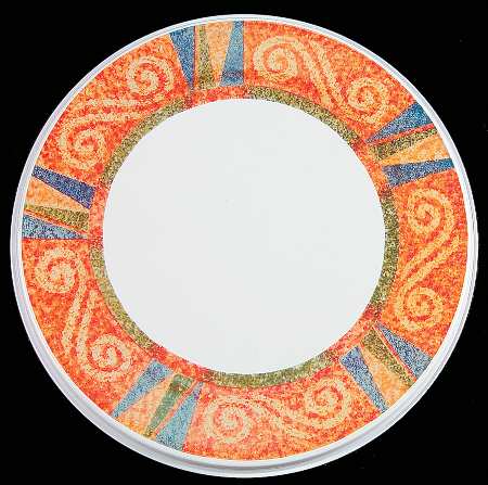 Sand Art (Corelle) 10" Individual Tin Round Stove Cover