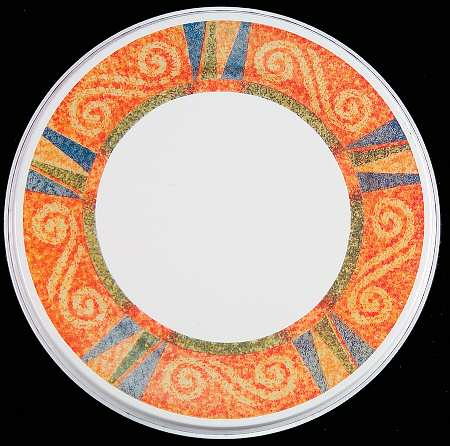 Sand Art (Corelle) 8" Individual Tin Round Stove Cover