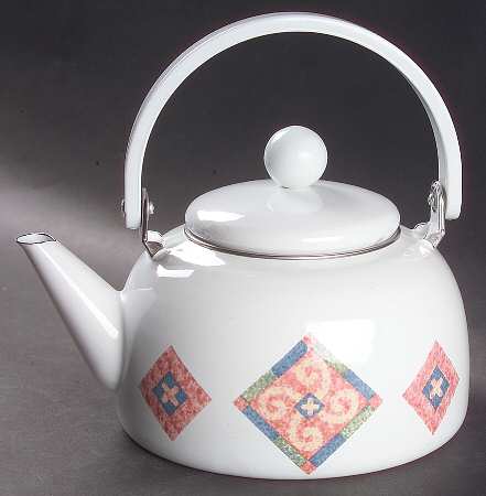 Sand Art (Corelle) Metal Kettle & Lid