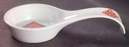 Sand Art (Corelle) Melamine Spoon Rest (Holds 1 Spoon)