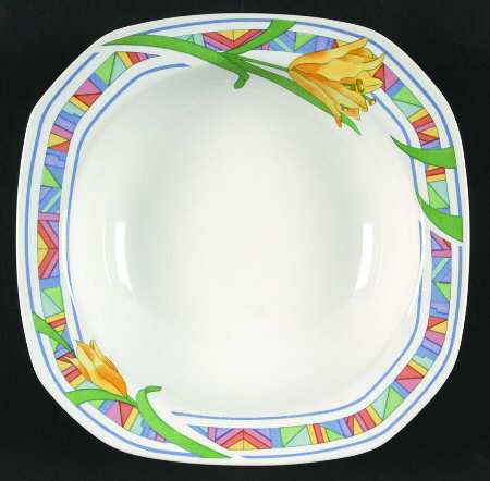 Santa Fe Lily Rim Cereal Bowl