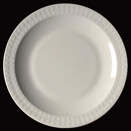 Sculptured Rim (No Trim, Centura) Luncheon Plate