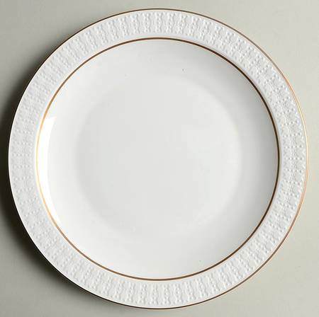 Sculptured Rim (Gold Trim, Pyroceram, Centura) Luncheon Plate