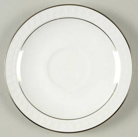 Sculptured Rim (Platinum Trim, Centura) Saucer