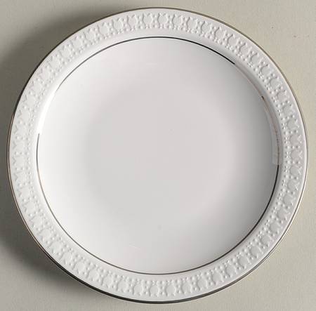 Sculptured Rim (Platinum Trim, Centura) Bread & Butter Plate