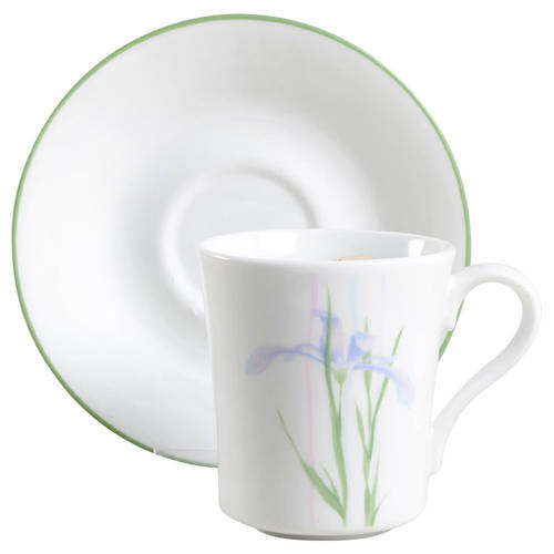 Shadow Iris (Corelle) Mug/Cup & Saucer Set