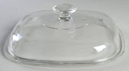 Shadow Iris (Corelle) Glass Lid for 5 Quart Square Casserole