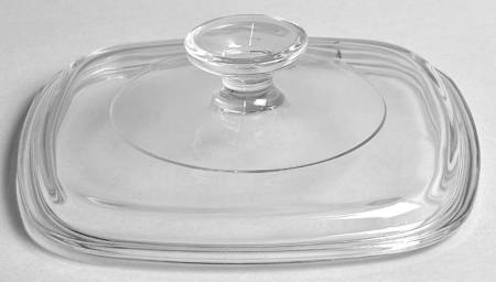 Shadow Iris (Corelle) Lid for 1 Quart Square Casserole