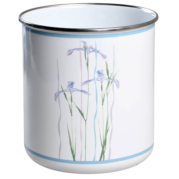 Shadow Iris (Corelle) Medium Metal Canister No Wood Lid
