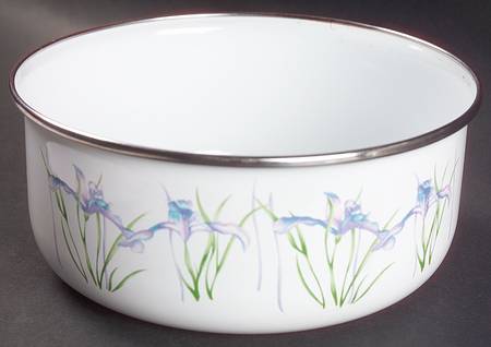 Shadow Iris (Corelle) 7 1/4" Metal Bowl