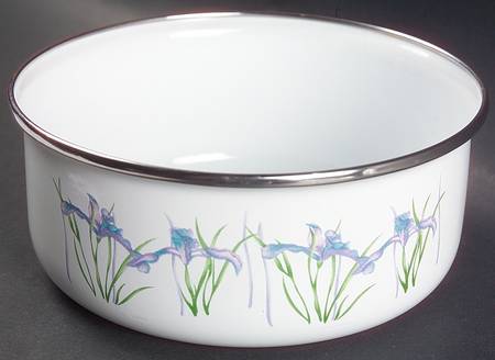 Shadow Iris (Corelle) 6 3/4" Metal Bowl
