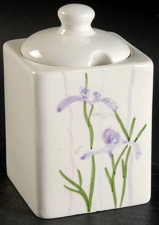 Shadow Iris (Corelle) Sugar Bowl & Lid
