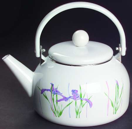 Shadow Iris (Corelle) Metal Kettle & Lid