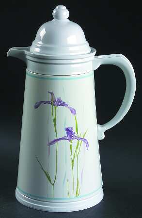 Shadow Iris (Corelle) Plastic Thermos/Carafe & Lid