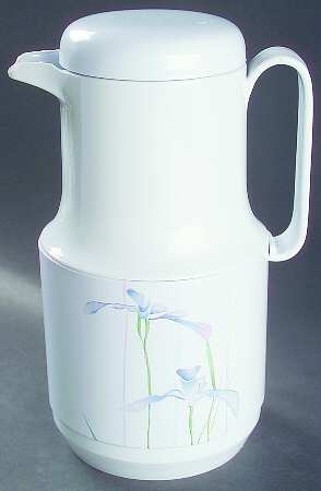 Shadow Iris (Corelle) Plastic Thermos/Carafe & Lid