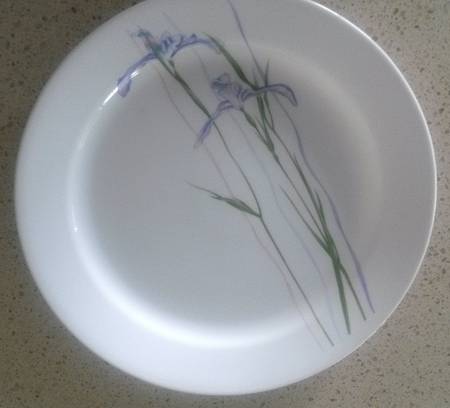 Shadow Iris (Corelle) Dinner Plate