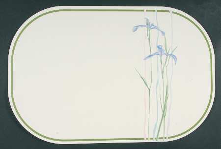 Shadow Iris (Corelle) Reversible Vinyl Placemat