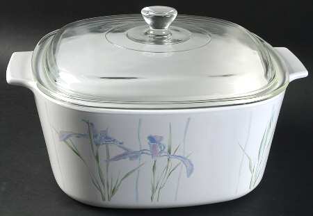 Shadow Iris (Corelle) 3 Quart Square Casserole with Lid
