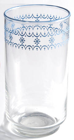 Snowflake Blue (Corelle) 10 Oz Glassware Tumbler