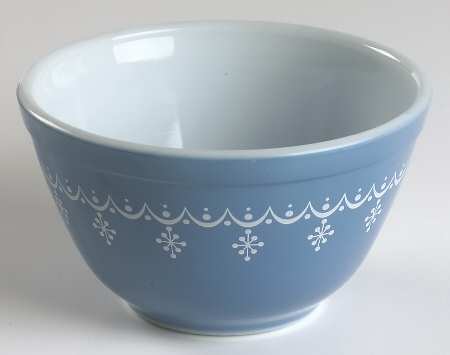 Snowflake Blue (Corelle) 5" Mixing Bowl