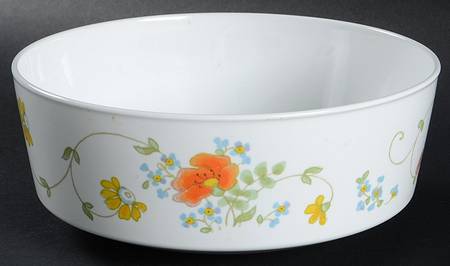 Spring Bouquet 7" Round Vegetable Bowl
