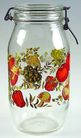 Spice of Life (Corelle) Extra Large Glassware Storage Jar & Lid