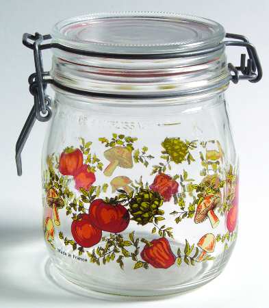 Spice of Life (Corelle) Small Glassware Storage Jar & Lid