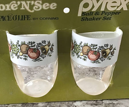 Spice of Life (Centura) Glassware Salt and Pepper Set