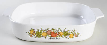 Spice of Life (Centura) 2.5 Quart Square Casserole No Lid