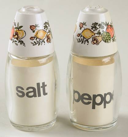 Spice of Life (Centura) Glassware Salt and Pepper Set