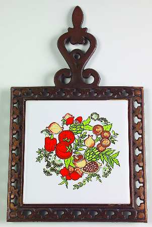 Spice of Life (Centura) Metal Frame Square Trivet