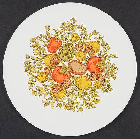 Spice of Life (Centura) 7" Round Cardboard Back Hot Mat