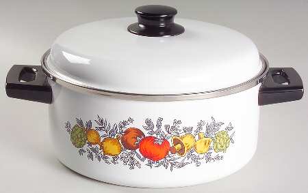 Spice of Life (Centura) 4 Quart Metal Covered Casserole